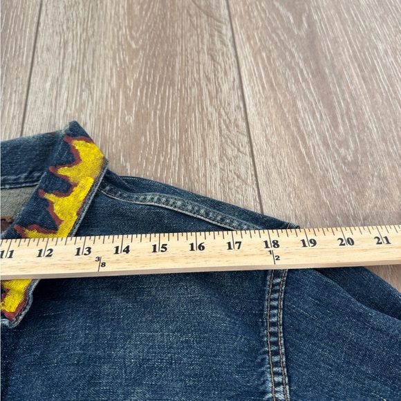 VINTAGE RL RALPH LAUREN DENIM & SUPPLY cartoon 666 Trucker JACKET SIZE XL RARE - Picture 11 of 13